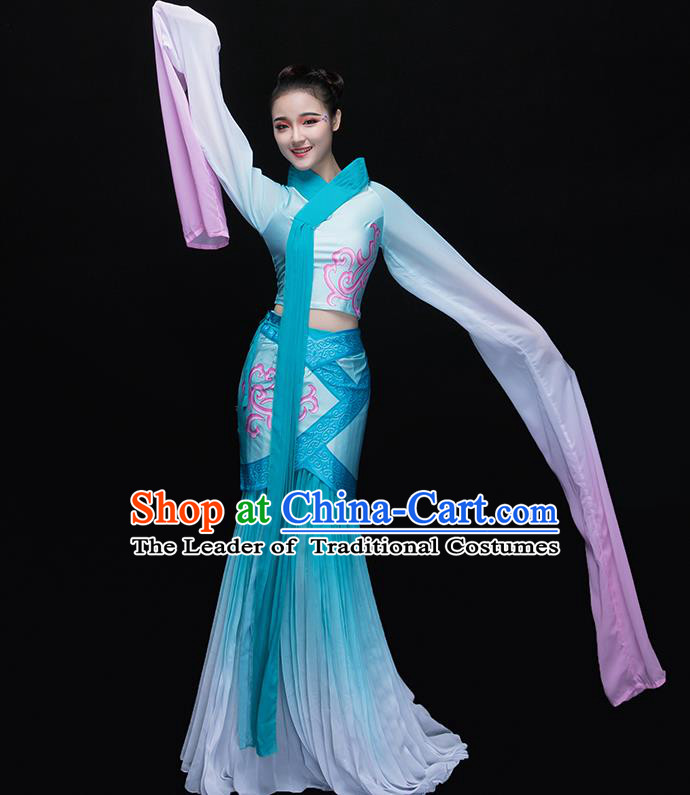 Traditional Chinese Classical Dancing Costume, China Yangko Costume Fairy Dance Hanfu Clothing for Women