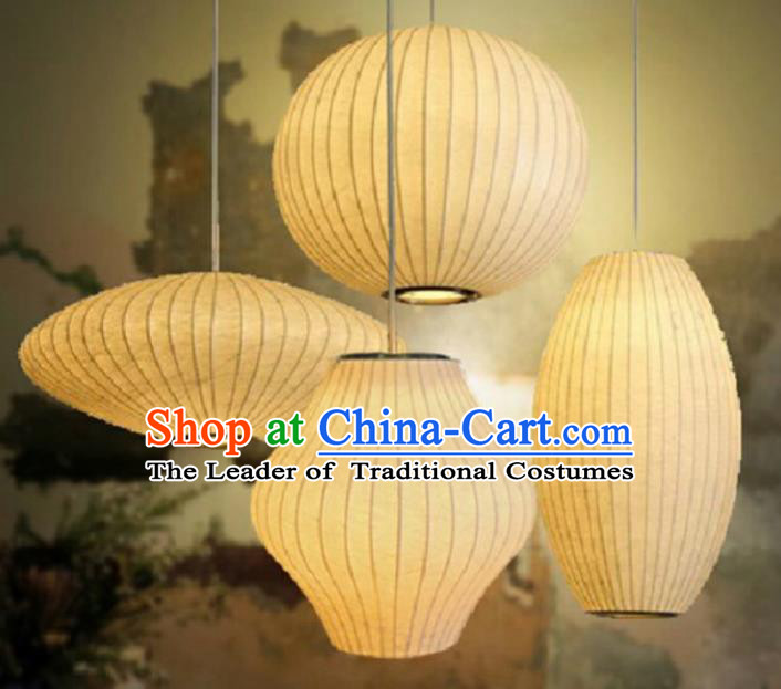 Traditional Chinese Handmade Silk Palace Lantern China Ceiling Palace Lamp Complete Set