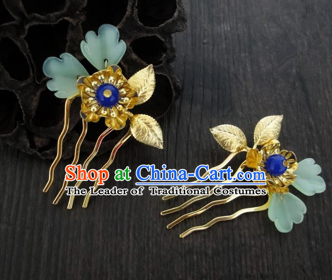 Traditional Handmade Chinese Ancient Classical Hair Accessories Barrettes Peony Hairpin Headdress Hair Jewellery, Hair Fascinators Hairpins for Women