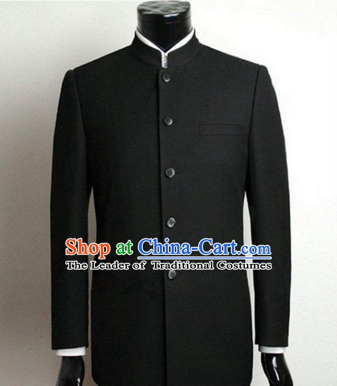 Formal Chinese Black Wedding Tang Suit