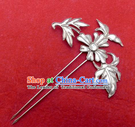 Traditional Handmade Chinese Ancient Classical Hair Accessories Barrettes Hanfu Hairpins, Imperial Step Shake Hair Sticks Hair Jewellery for Women