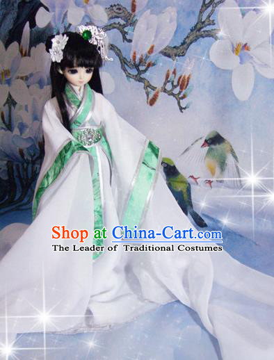Top Grade Traditional China Ancient Princess Dance Costumes Complete Set, China Ancient Cosplay Dress Clothing for Adults and Kids