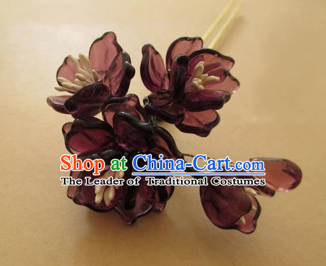Chinese Ancient Handmade Jewelry Accessories Hairpins, Traditional Chinese Ancient Hanfu Hair Clasp Headwear for Women