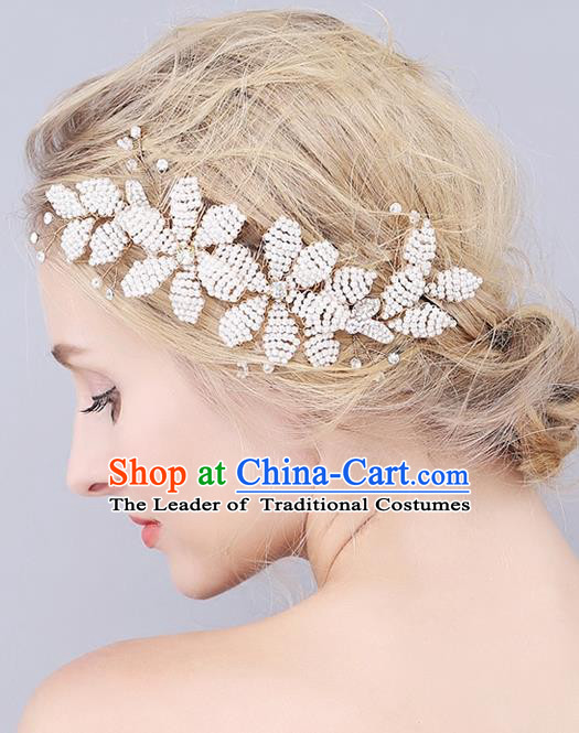 Top Grade Handmade Wedding Bride Hair Accessories Crystal Hair Clasp, Traditional Princess Baroque Hair Stick Headpiece for Women