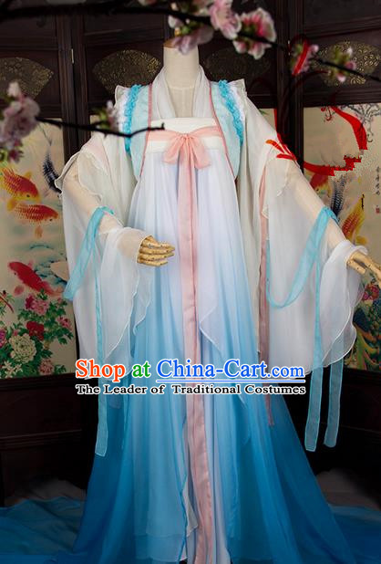 Fashion Hanfu Chinese Girl Clothes Embroidery Princess Cosplay Dress -  Fashion Hanfu
