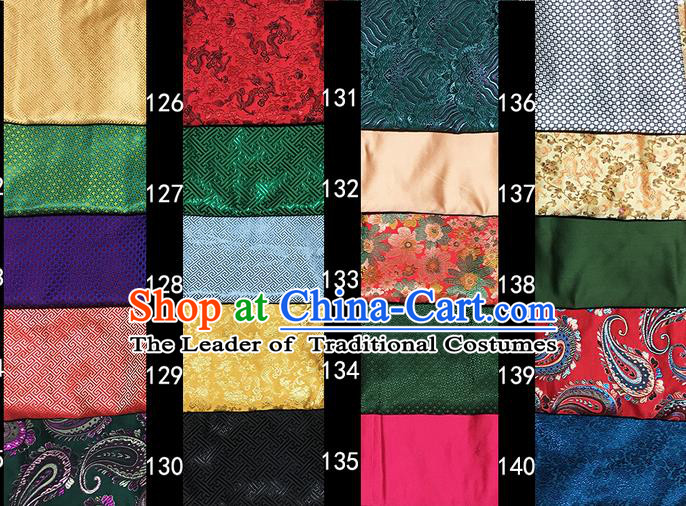 Asian Chinese Traditional Embroidered Sachet Bursa Pouch Fabric, Top Grade Satin Neadend Cloth Material