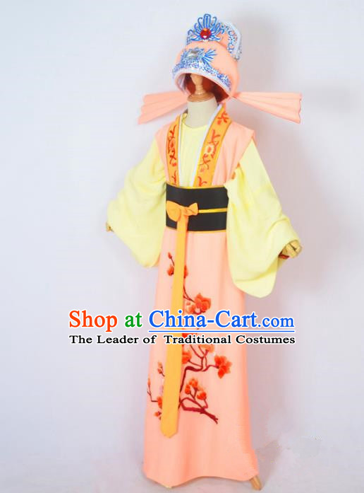 Traditional Chinese Professional Peking Opera Nobility Childe Costume and Complete Set, China Beijing Opera Shaoxing Opera Embroidery Prince Robe Clothing