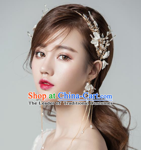Top Grade Handmade Classical Hair Accessories Baroque Style Princess Crystal Hair Clasp Headwear for Women