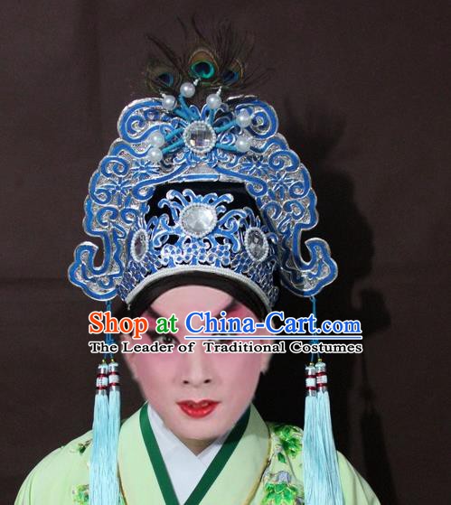 Traditional Chinese Handmade Hair Accessories Beijing Opera Niche Hats Headwear for Men