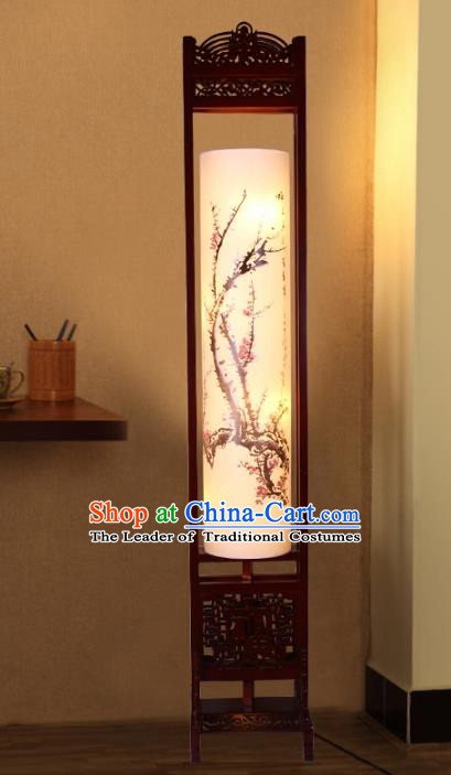 Traditional Chinese Handmade Sheepskin Lantern Classical Palace Lantern China Floor Palace Lamp