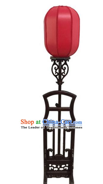 Traditional Chinese Handmade Red Sheepskin Lantern Classical Palace Lantern China Floor Palace Lamp
