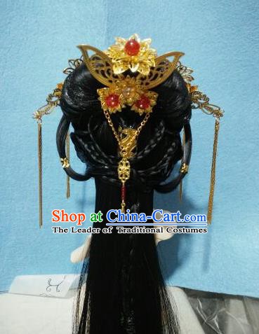 Chinese Ancient Style Hair Jewelry Accessories Cosplay Hairpins Headwear Headdress