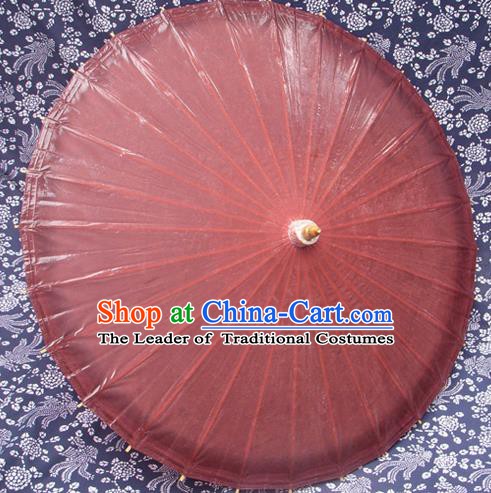 Handmade China Traditional Folk Dance Umbrella Stage Performance Props Umbrellas Red Oil-paper Umbrella