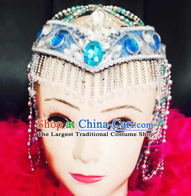 Chinese Traditional Dai Minority Nationality Folk Dance Hair Accessories for Women