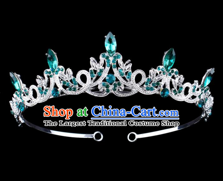 Top Grade Baroque Queen Hair Clasp Royal Crown Bride Retro Wedding Hair Accessories for Women