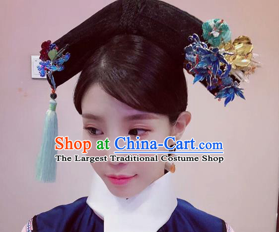 Chinese Ancient Imperial Consort Hair Accessories Qing Dynasty Hairpins for Women