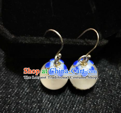 Chinese Ethnic Jewelry Accessories Mongolian Minority Nationality Earrings for Women