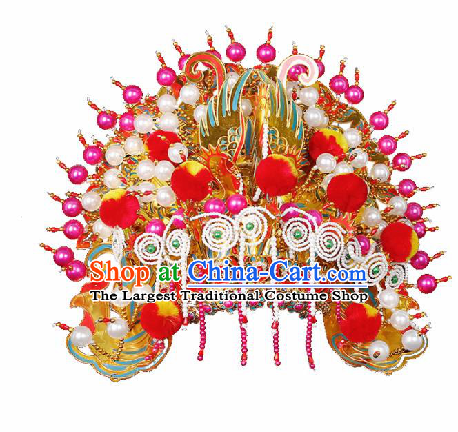 Chinese Traditional Handmade Hairpins Hair Accessories Ancient Wedding Bride Phoenix Coronet for Women