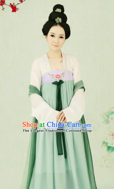Chinese Traditional Tang Dynasty Palace Lady Costumes Ancient Princess Clothing for Women