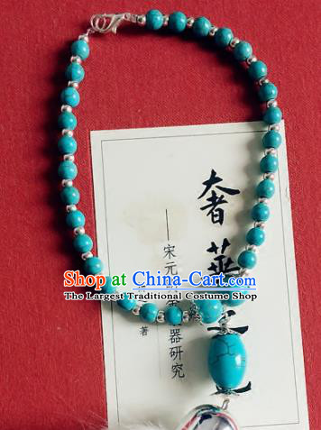 Top Grade Chinese Handmade Jewelry Accessories Green Beads Bracelet for Women