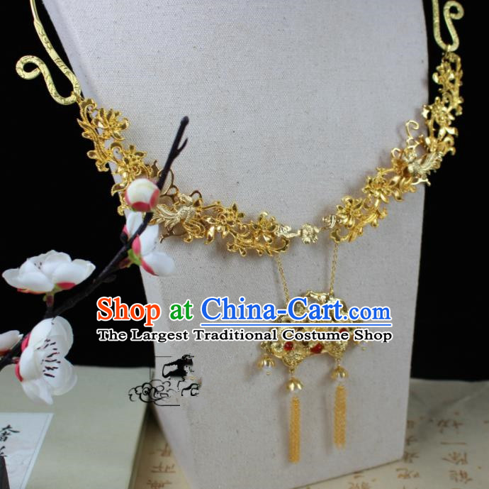 Chinese Classical Jewelry Accessories Traditional Ancient Hanfu Necklace for Women
