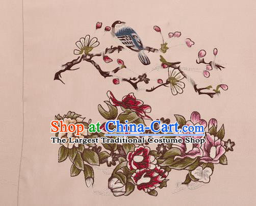 Top Grade Classical Peony Pattern Silk Brocade Chinese Traditional Garment Fabric Cushion Satin Material Drapery