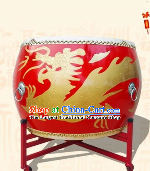 Chinese Traditional Drums Lion Dance Folk Dance Dragon Tupan Cowhide Drum