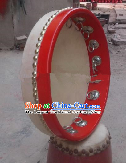 Chinese Traditional Handmade Drums Folk Dance Tabour Cowhide Drums