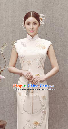 Asian Chinese National Costume Traditional Cheongsam Qipao Dress for Women