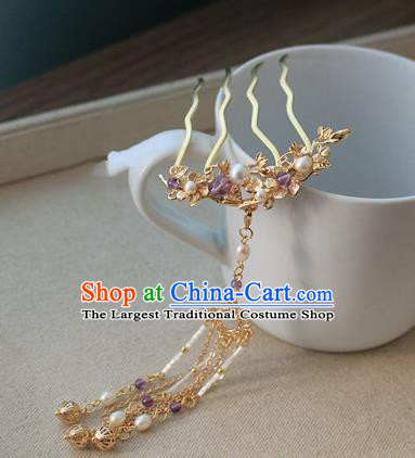 Asian Chinese Traditional Hair Accessories Ancient Hanfu Hair Comb Hairpins for Women