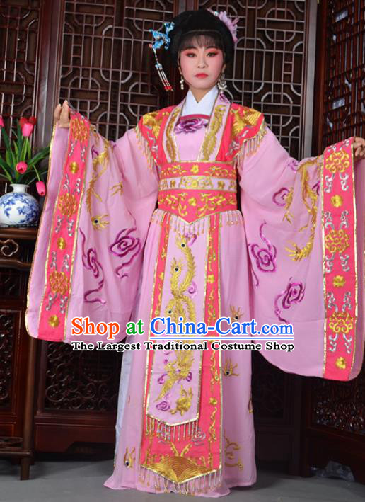 Traditional Chinese Peking Opera Empress Embroidered Costumes Ancient Queen Dress for Adults