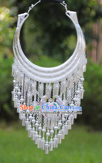 Chinese Traditional Ethnic Bride Accessories Yunnan Minority Necklace for Women