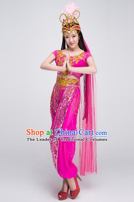 Traditional India Dance Costume, Asian Indian Belly Dance Clothing for Women