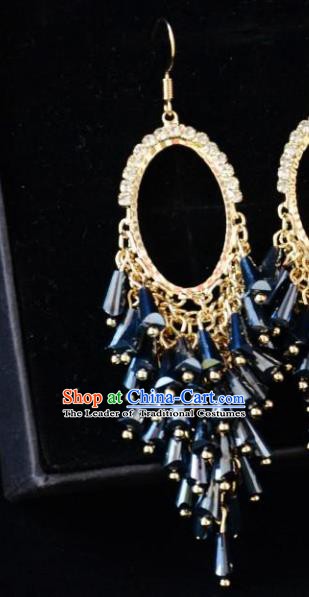 European Western Bride Vintage Jewelry Accessories Eardrop Renaissance Gothic Earrings for Women