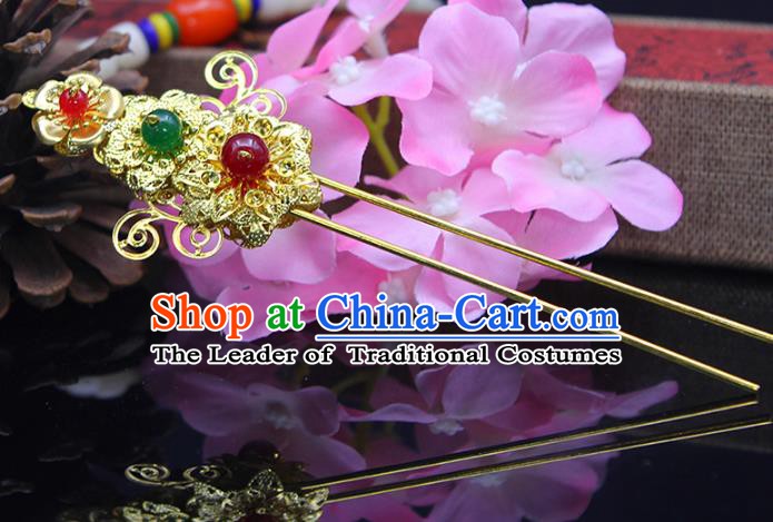 Handmade Chinese Ancient Palace Lady Hair Accessories Hanfu Hairpins for Women