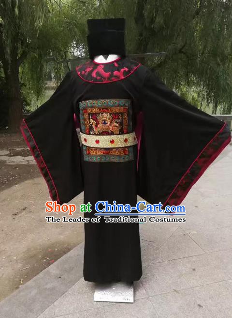 Traditional Chinese Stage Performance Costume Ancient Song Dynasty Minister Hanfu Clothing for Men