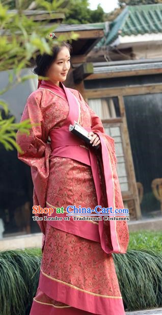 China Ancient Hanfu Costume Chinese Han Dynasty Palace Princess Dress Clothing for Women