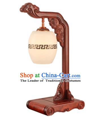 China Handmade Rosewood Carving Lanterns Palace Desk Lantern Ancient Lanterns Traditional Lamp