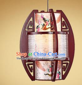 Traditional Chinese Handmade Painted Palace Lantern New Year Wood Hanging Lanterns Ancient Lamp