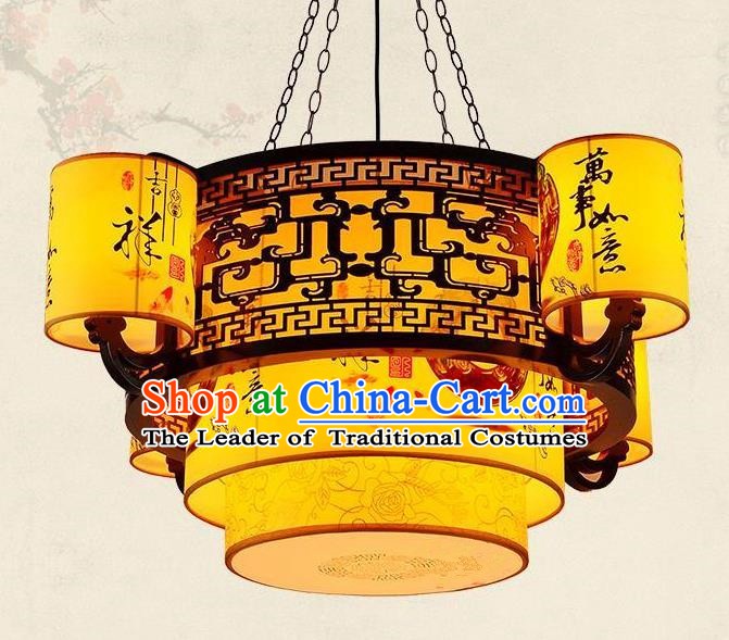 Top Grade Handmade Palace Lanterns Traditional Chinese Lantern Ancient Ceiling Lanterns