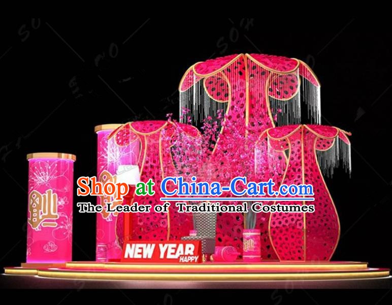 China Traditional New Year Lamp Lamplight Decorations Stage Display Lanterns
