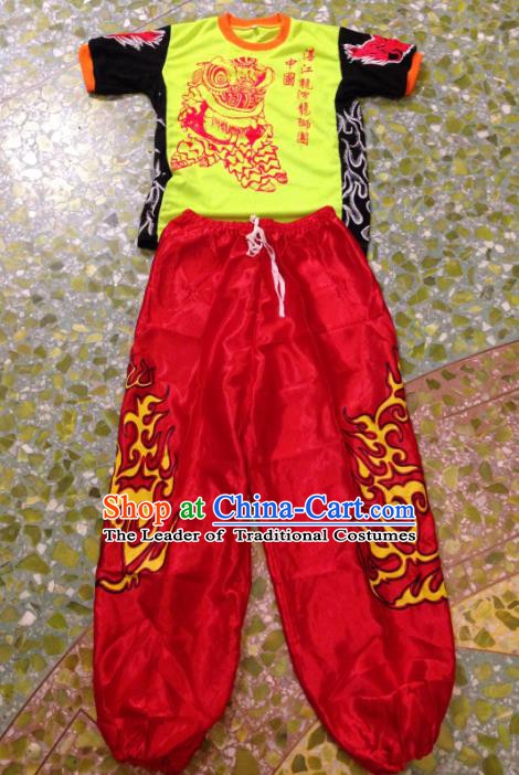 Chinese Traditional Professional Lion Dance Costumes for Men