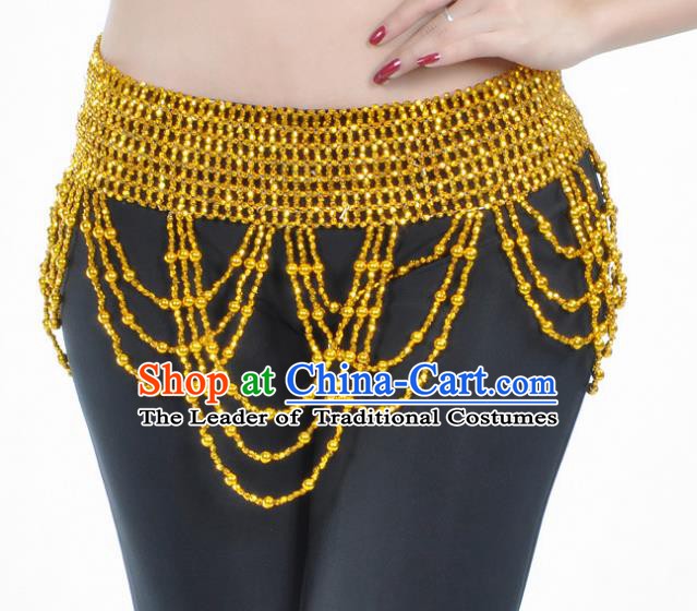 Indian Belly Dance Golden Waist Chain Belts India Raks Sharki Waistband for Women