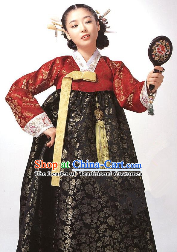 Korean Traditional Palace Clothing Empress Hanbok Korea Fashion Apparel Dress for Women