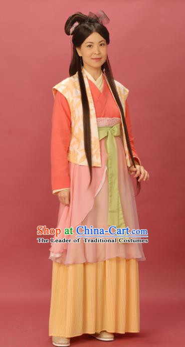Chinese Ancient Song Dynasty Female Knight-errant Young Lady Replica Costume for Women