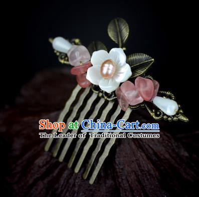 Chinese Ancient Handmade Hair Accessories Classical Hairpins Retro Hair Comb for Women