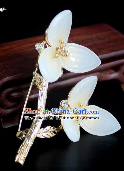 Chinese Ancient Handmade Brooch Accessories Flowers Breastpin for Women