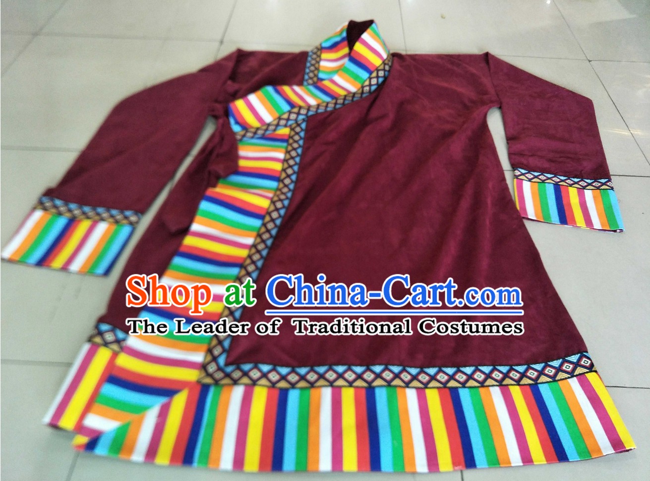 Top Handmade Traditional Tibetan Long Robe for Men