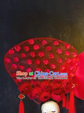 Top Grade China Ancient Hair Accessories Palace Hair Crown Stage Performance Headdress for Women