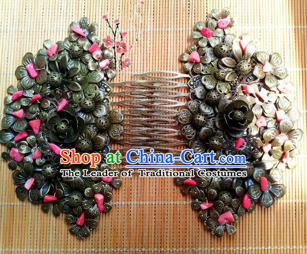 Traditional Chinese Ancient Hair Accessories Hair Combs Hairpins for Women